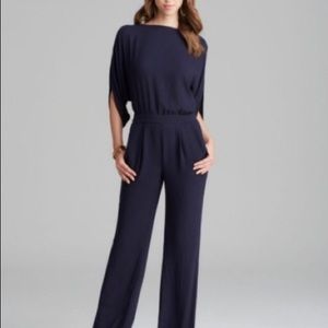 Diane Von Furstenberg Navy Jumpsuit